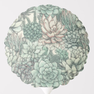 Succulents Plants Balloon