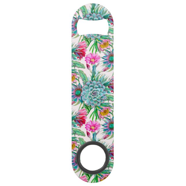 Succulents tropical garden bar key (Front)