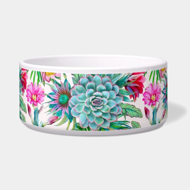 Succulents tropical garden bowl (Front)
