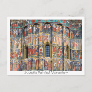 Sucevita Painted Monastery Postcard