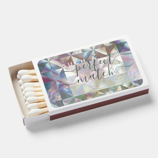 Such A Perfect Match Elegant Pearl Wedding Favor (Front Open)