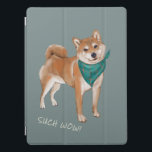 Such Wow! Cute Doge Shibe  iPad Pro Cover<br><div class="desc">Doge... Such inspiration!  Great gift idea for yourself and other faithful Shibes - enjoy!</div>