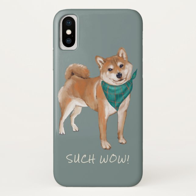 Such Wow! Doge iPhone / iPad case (Back)
