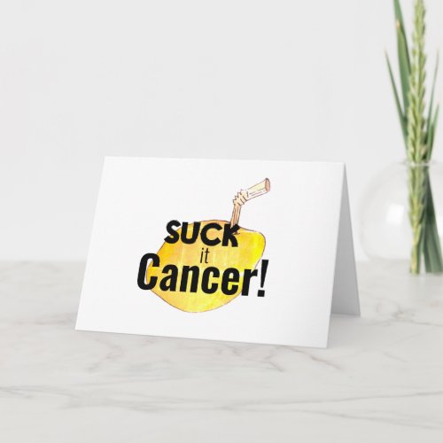 Suck it cancer card