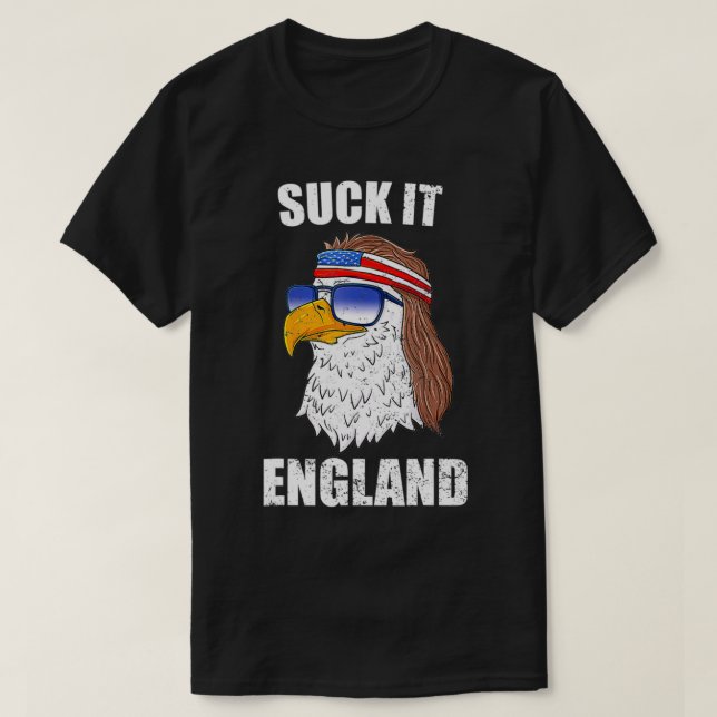 Suck It England Eagle Mullet 4th Of July  For Men  T-Shirt (Design Front)