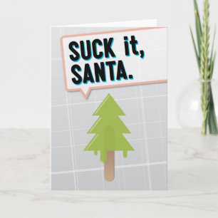 Suck It, Santa Holiday Card