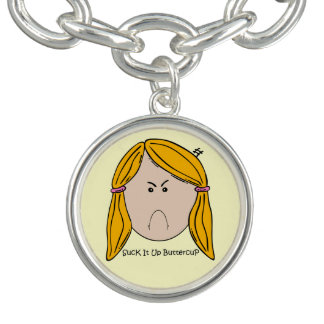 Suck It Up Buttercup Charm Bracelet