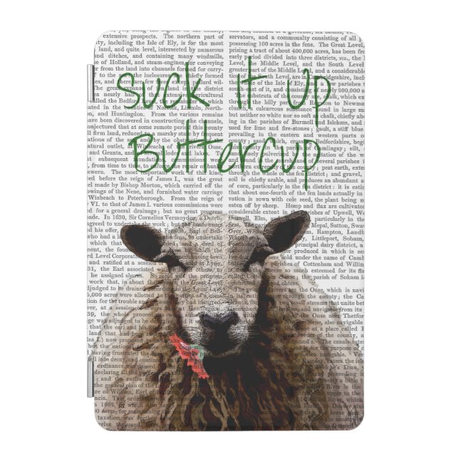 Suck It Up Buttercup iPad Mini Cover (Front)