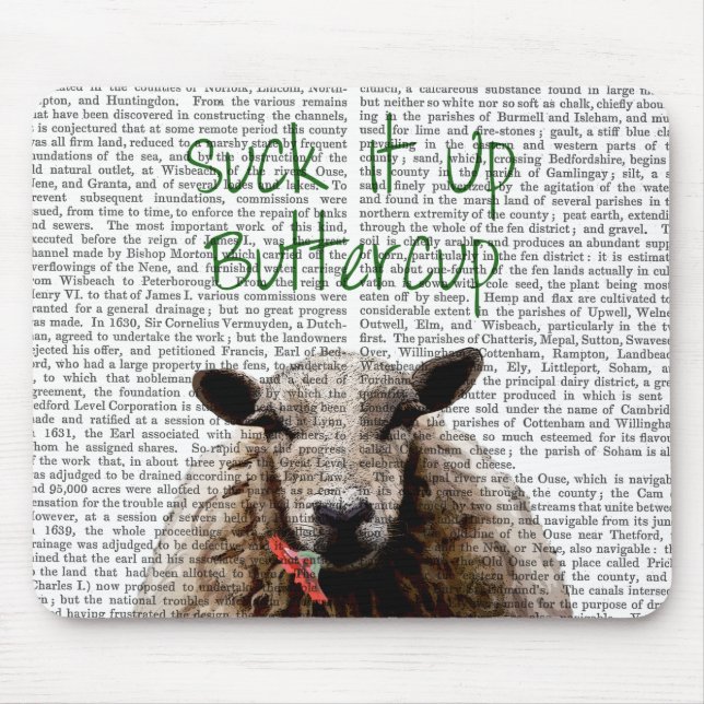 Suck It Up Buttercup Mouse Pad (Front)