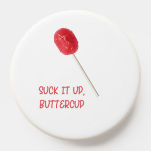 Suck It Up Buttercup with Red Lollipop PopSocket