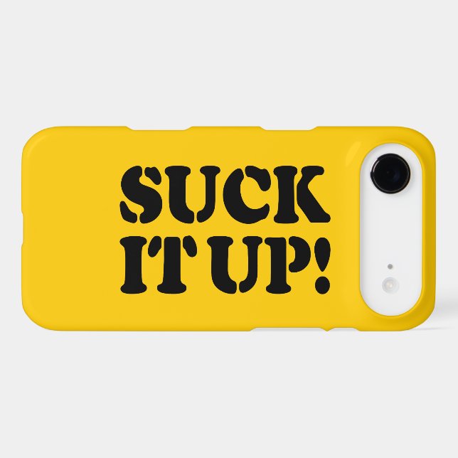 SUCK IT UP! Case-Mate iPhone CASE (Back (Horizontal))