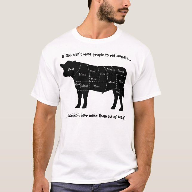 Suck it Vegans T-Shirt (Front)