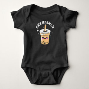 Suck My Balls Boba Baby Bodysuit