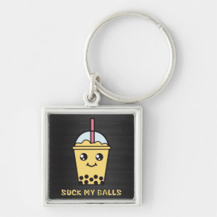 Suck My Balls (Bubble Tea) Keychain