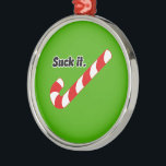 SUCK MY CANDY CANE -.png Metal Ornament<br><div class="desc">Designs & Apparel from LGBTshirts.com Browse 10, 000  Lesbian,  Gay,  Bisexual,  Trans,  Culture,  Humor and Pride Products including T-shirts,  Tanks,  Hoodies,  Stickers,  Buttons,  Mugs,  Posters,  Hats,  Cards and Magnets.  Everything from "GAY" TO "Z" SHOP NOW AT: http://www.LGBTshirts.com FIND US ON: THE WEB: http://www.LGBTshirts.com FACEBOOK: http://www.facebook.com/glbtshirts TWITTER: http://www.twitter.com/glbtshirts</div>