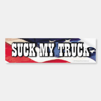 Suck My Truck Bumper Sticker