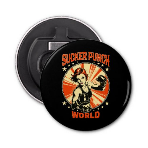 Sucker Punch the World Bottle Opener