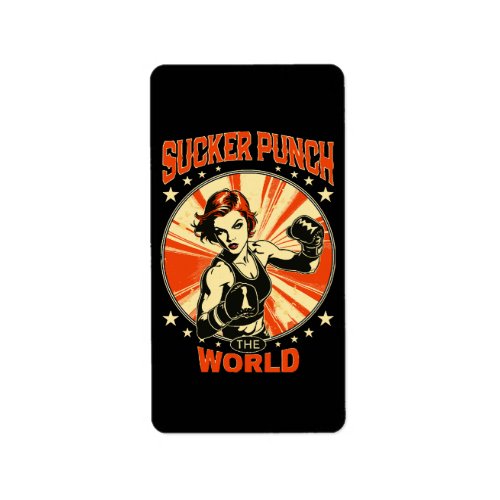 Sucker Punch the World Label