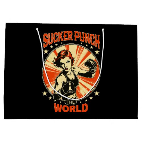 Sucker Punch the World Large Gift Bag