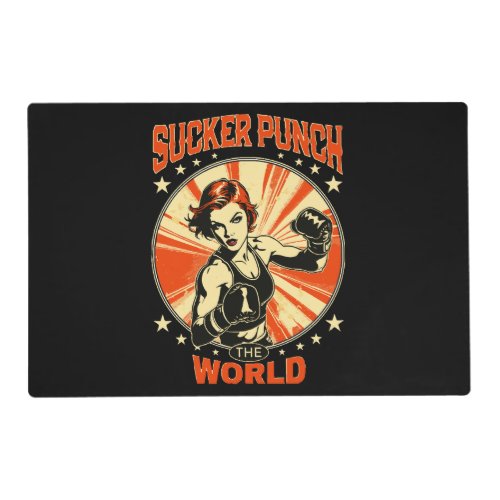 Sucker Punch the World Placemat