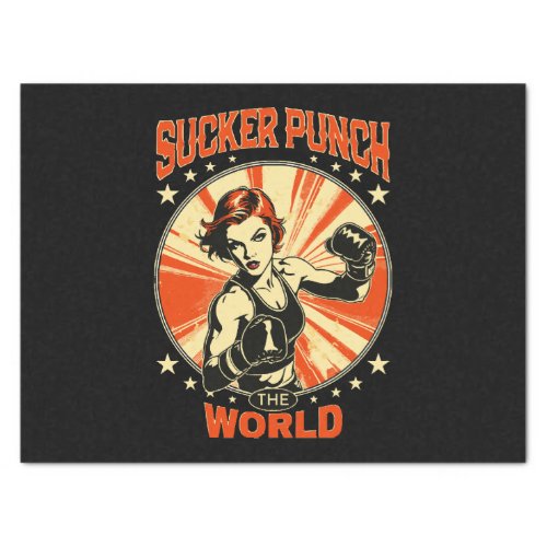 Sucker Punch the World Tissue Paper