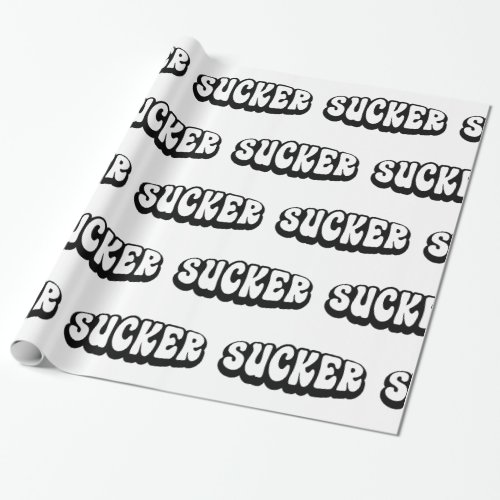 SUCKER WRAPPING PAPER