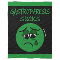 SUCKS...Gastroparesis Fleece Blanket