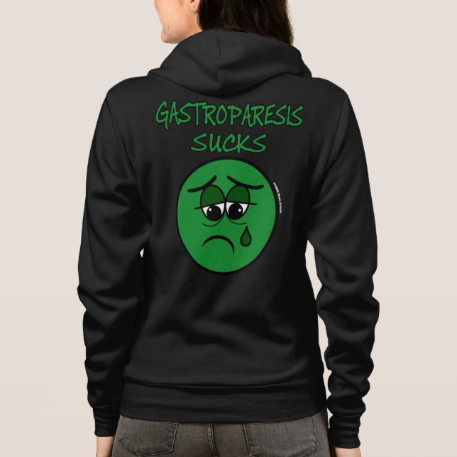 SUCKS...Gastroparesis  Hoodie (Back)