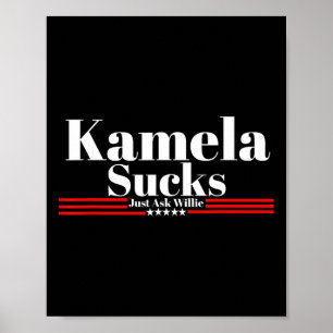 Sucks Just Ask Willie Poster