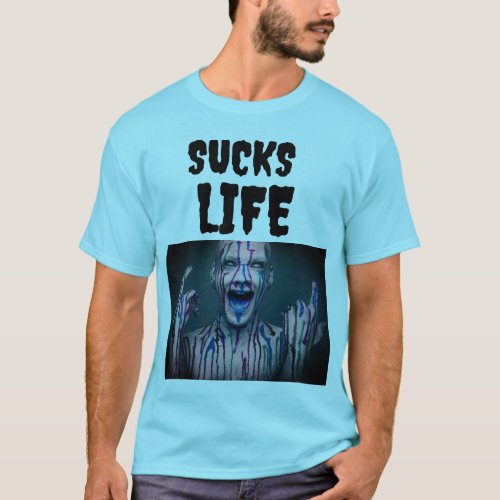 Sucks Life Summer T_Shirt Men