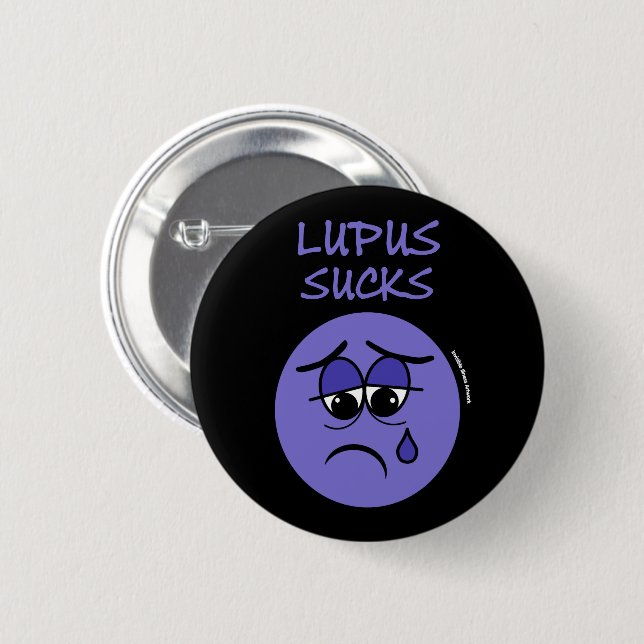 SUCKS...Lupus Button (Front & Back)