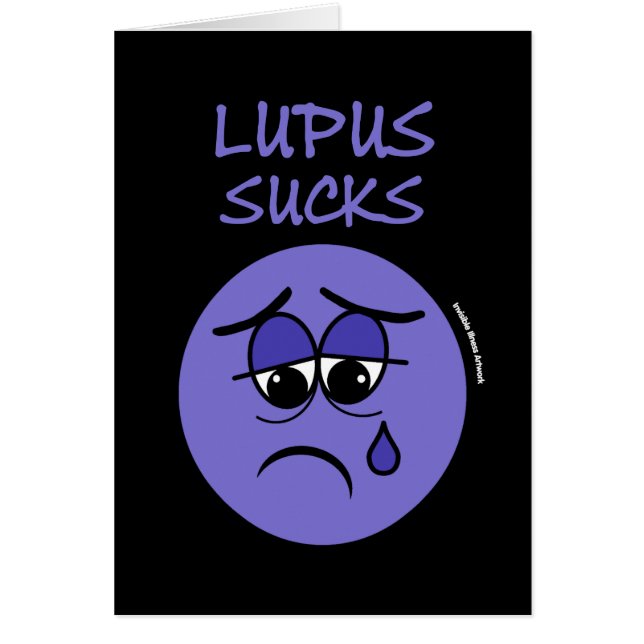 SUCKS...Lupus Cards (Front)