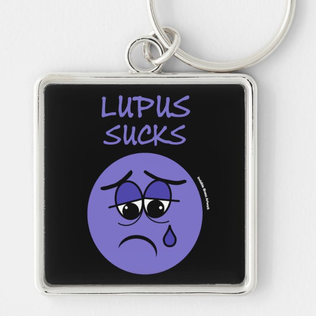 SUCKS...Lupus Keychain (Front)