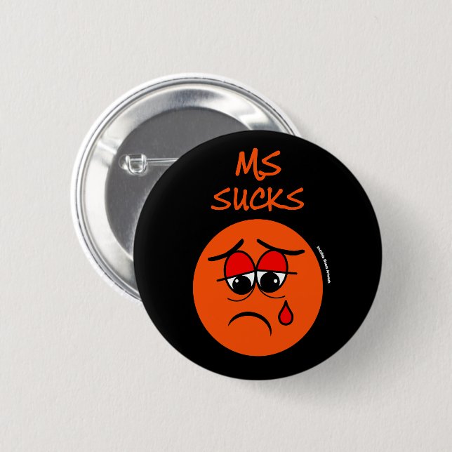 SUCKS...MS BUTTON (Front & Back)