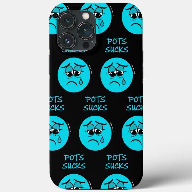 SUCKS...POTS Case-Mate iPhone CASE (Back)