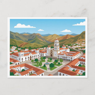 Sucre Bolivia Travel Souvenir Postcard