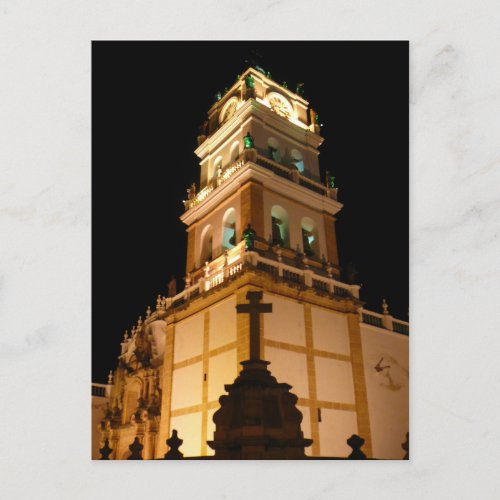 sucre church postcard