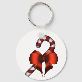 sucre d'orge + noeud keychain