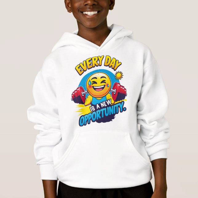 Sudadera Every Day is a New Opportunity Hoodie (Front)