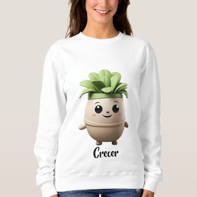 Sudadera Pipo Crecer – Ilustración Inspiradora Sweatshirt (Front)