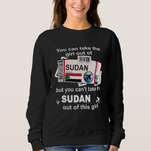 Sudan Boarding Pass Sudan Girl Sudan Sweatshirt