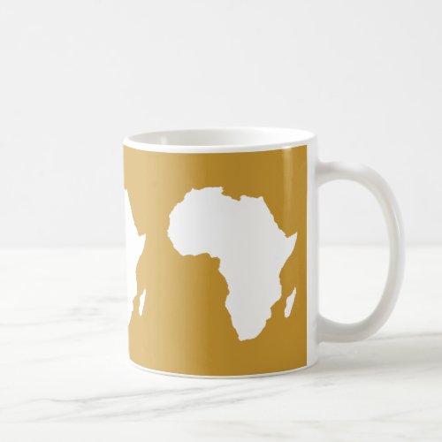 Sudan Brown Audacious Africa Coffee Mug