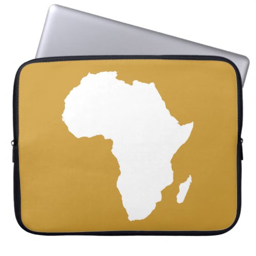 Sudan Brown Audacious Africa Laptop Sleeve