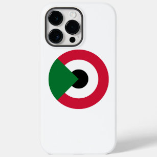Sudan country flag roundel army military aviation  Case-Mate iPhone 14 pro max case