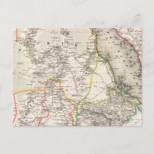 Sudan, Ethiopia Postcard (Front)