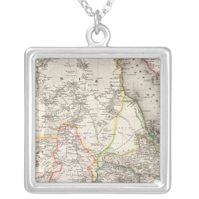 Sudan, Ethiopia Silver Plated Necklace (Front)