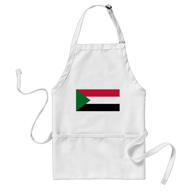 Sudan Flag Adult Apron (Front)