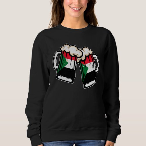 Sudan Flag Beer Mug   Cool Sudanese Beer Sweatshirt