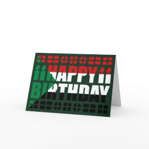 Sudan Flag Birthday Card