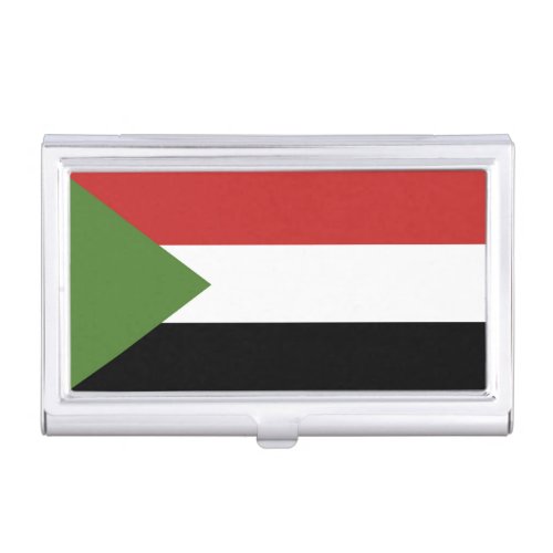 Sudan flag business card case